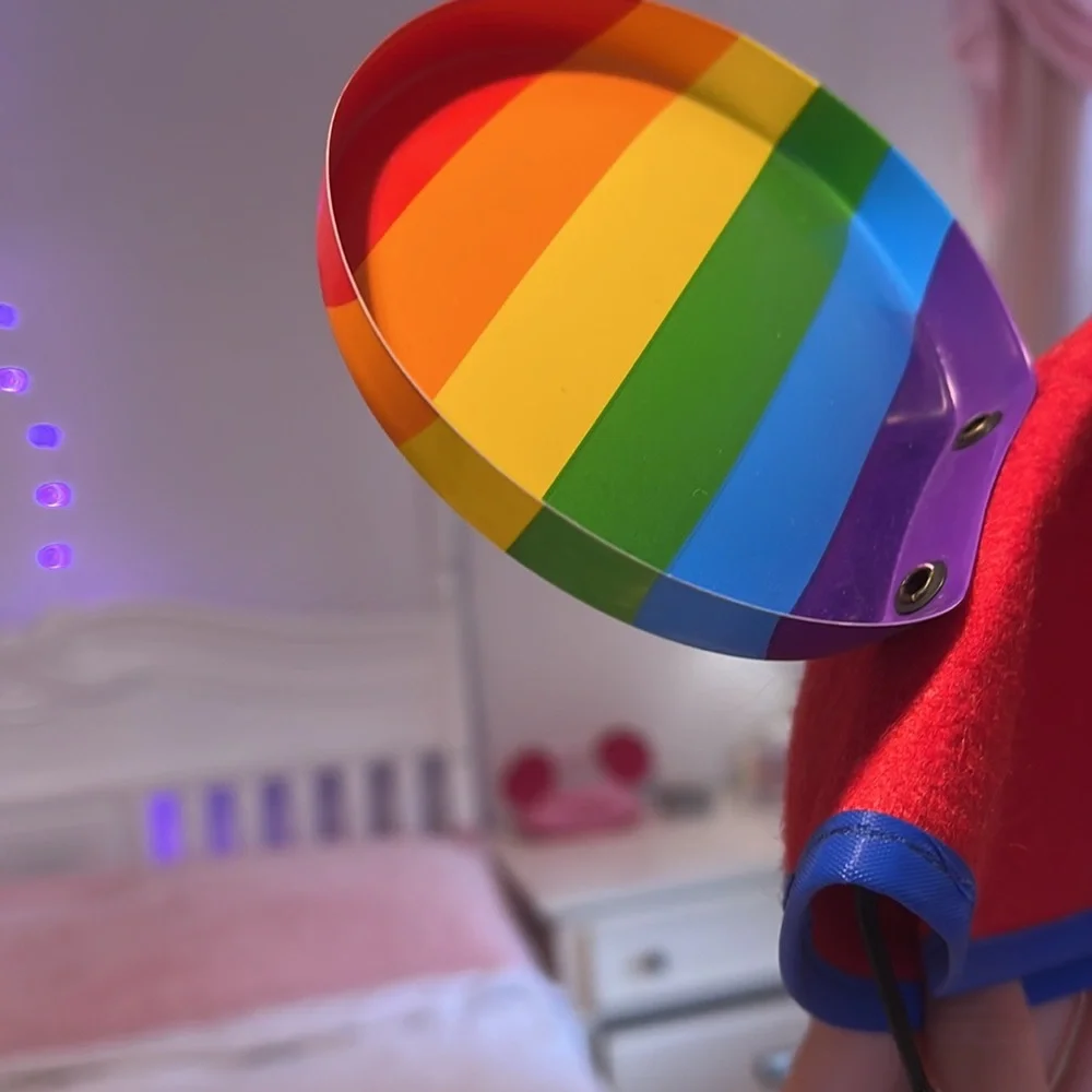 DISNEY Rainbow Pride Mickey Ears Hat with Strap - Picture 4 of 7